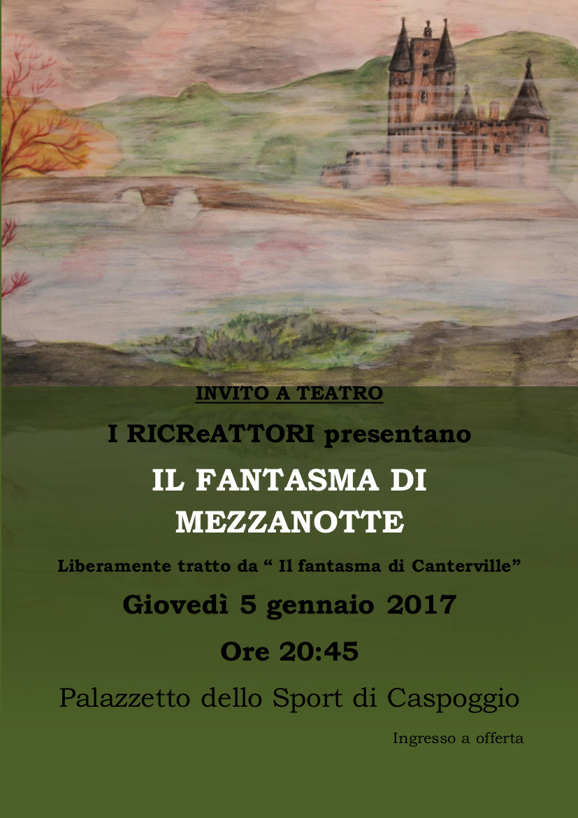 Invito a teatro per giovedì 5 gennaio: 